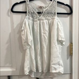 White blouse from Hollister